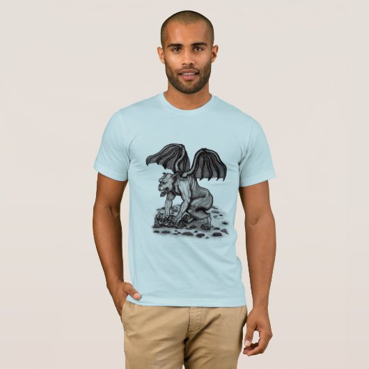Golem Gargoyle T-shirt (Voorkant volledig)