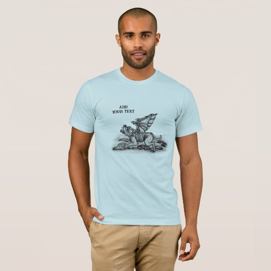 Golem Gargoyle T-shirt (Voorkant volledig)