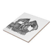 Golem Gargoyle Tegeltje (Zijkant)