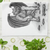 Golem Gargoyle Theedoek (Gevouwen)