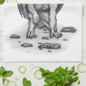 Golem Gargoyle Theedoek (Gevouwen)