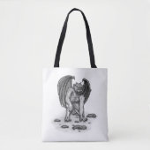 Golem Gargoyle Tote Bag (Voorkant)