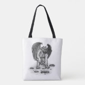 Golem Gargoyle Tote Bag (Achterkant)