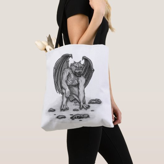 Golem Gargoyle Tote Bag (Dichtbij)