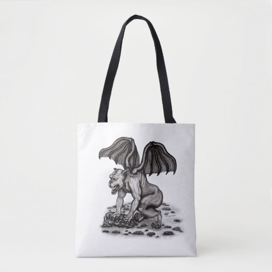 Golem Gargoyle Tote Bag (Voorkant)