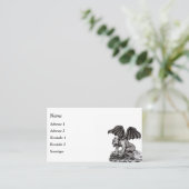 Golem Gargoyle Visitekaartje (Staand voorkant)