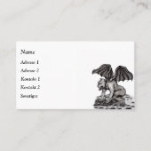 Golem Gargoyle Visitekaartje (Voorkant)