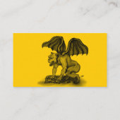 Golem Gargoyle Visitekaartje (Achterkant)