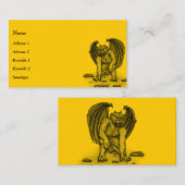 Golem Gargoyle Visitekaartje (Voorkant / Achterkant)