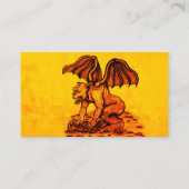 Golem Gargoyle Visitekaartje (Achterkant)