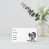 Golem Gargoyle Visitekaartje (Staand voorkant)