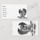 Golem Gargoyle Visitekaartje (Voorkant / Achterkant)