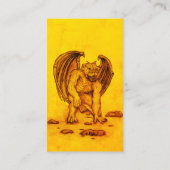 Golem Gargoyle Visitekaartje (Achterkant)