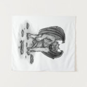 Golem Gargoyle Wandkleed (Voorkant (horizontaal))