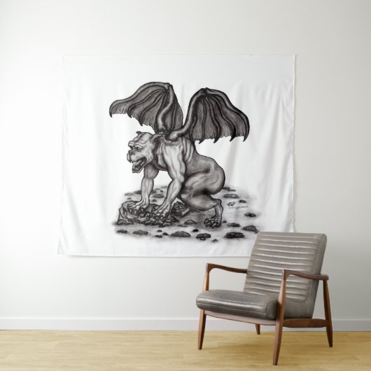 Golem Gargoyle Wandkleed (In Situ (horizontaal))