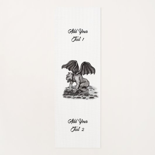 Golem Gargoyle Yogamat (Voorkant)