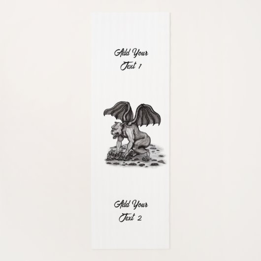 Golem Gargoyle Yogamat (Achterkant)