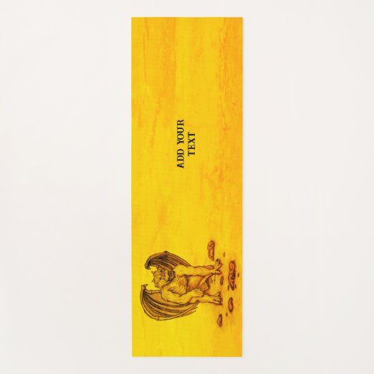 Golem Gargoyle Yogamat (Voorkant)