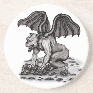 Golem Gargoyle Zandsteen Onderzetter
