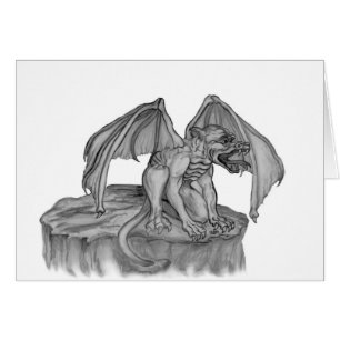 GOLEM - Gargoyle zwart-wit ontwerp