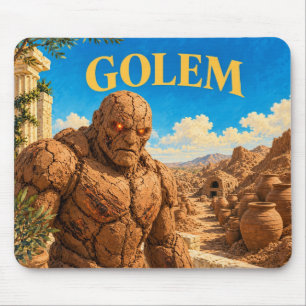 Golem, gotische fantasie monster muismat