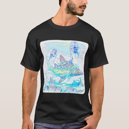 Golem Haai T-shirt (Voorkant)