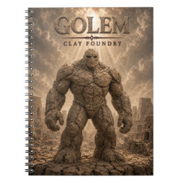 Golem Klei Gieterij Dark Cinema Notitieboek