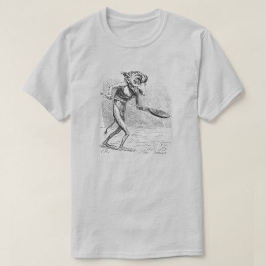 Golem of Homunculus met een lepel T-shirt (Design voorkant)