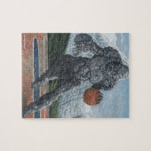 Golem spelen Basketbal Kleine Fantasy Puzzel (Horizontaal)