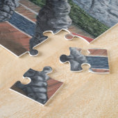 Golem spelen Basketbal Kleine Fantasy Puzzel (Zijkant)