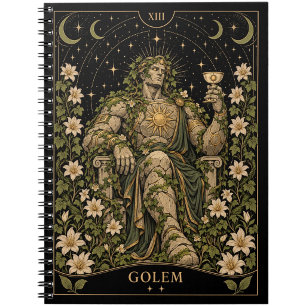 Golem, Starlit Tarot Kunst Notitieboek