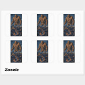 Golem van Praag Sticker (Vel)