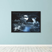 Golem vs Dolem District Fight Canvas Afdruk (Insitu (Houten vloer))