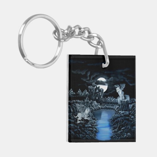 Golem vs Dolem District Fight Sleutelhanger (Voorkant Links)