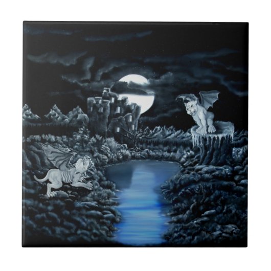 Golem vs Dolem District Fight Tegeltje (Voorkant)