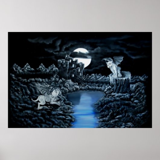 Golem vs Golem District Fight Poster (Voorkant)