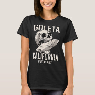  Goleta Beach California Ca Retro Surfer Sk T-shirt