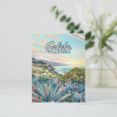 Goleta California Santa Barbara Isla Vista Kaart (Staand voorkant)