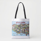 Goleta Map Canvas tas (Voorkant)