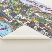 Goleta Map Sherpa Blanket Deken (3/4)