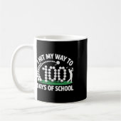 Golf 100 dagen school grappige leraar student 100s koffiemok (Links)