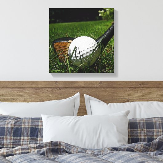 GOLF 101 CANVAS AFDRUK (Insitu (Slaapkamer))