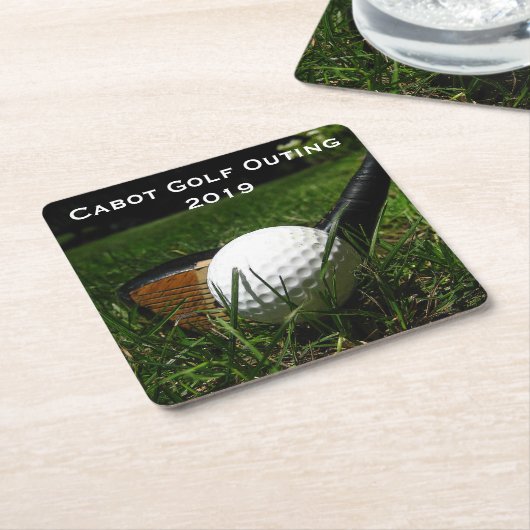 Golf 101 kartonnen onderzetters (Schuin)