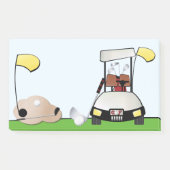Golf - 10 x 6-inch Post-it® notes (Voorkant)