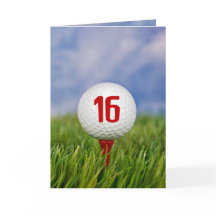 Golf 16th Birthday Party