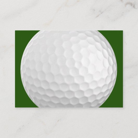 Golf 18 Hole Design Visitekaartje (Achterkant)