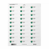 golf 19de hole drinktijd humor etiket (Full Sheet)