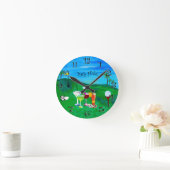 Golf 19e gleuf-klok ronde klok (Huis)