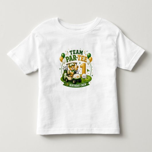 Golf 1e verhuizingspartij kinder shirts (Voorkant)