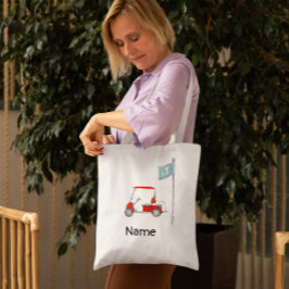 Golf 1e verjaardag golffeest tote bag